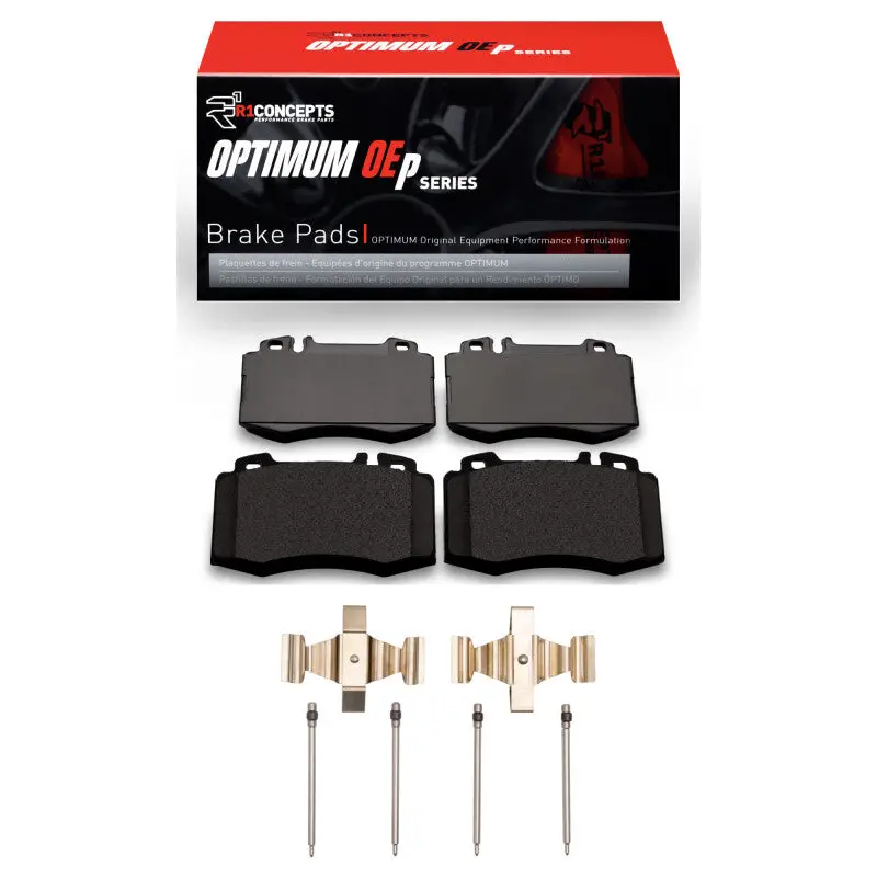 R1 01-11 Mercedes-Benz S600 Front Optimum Oe Pads & Hardware Kit 1