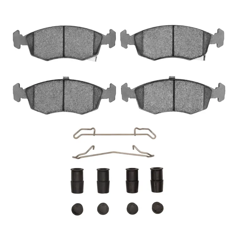 R1 12-19 Fiat 500E Front Euro Ceramic Pads & Hardware Kit 1