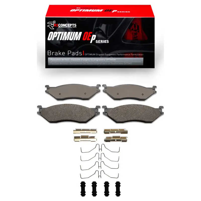 R1 04-20 Coachmen Epic Front/Rear Fr & Rr Optimum Oe Pads & Hardware Kit 1