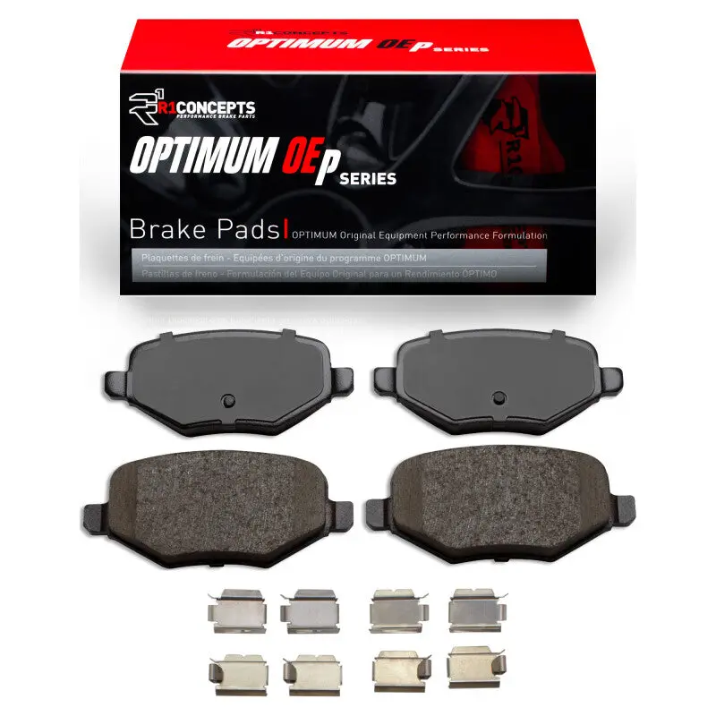 R1 11-19 Ford Edge Rear Optimum Oe Pads & Hardware Kit 1
