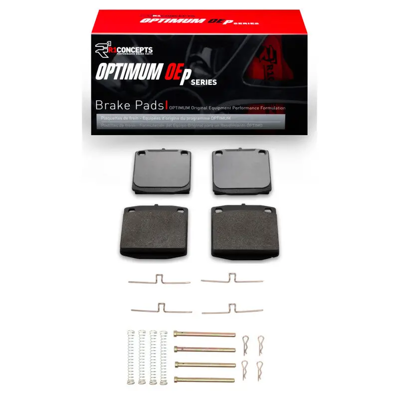 R1 1974-1982 Honda Civic Wagon Front R1 Optimum Oe Pads & Hardware Kit 1
