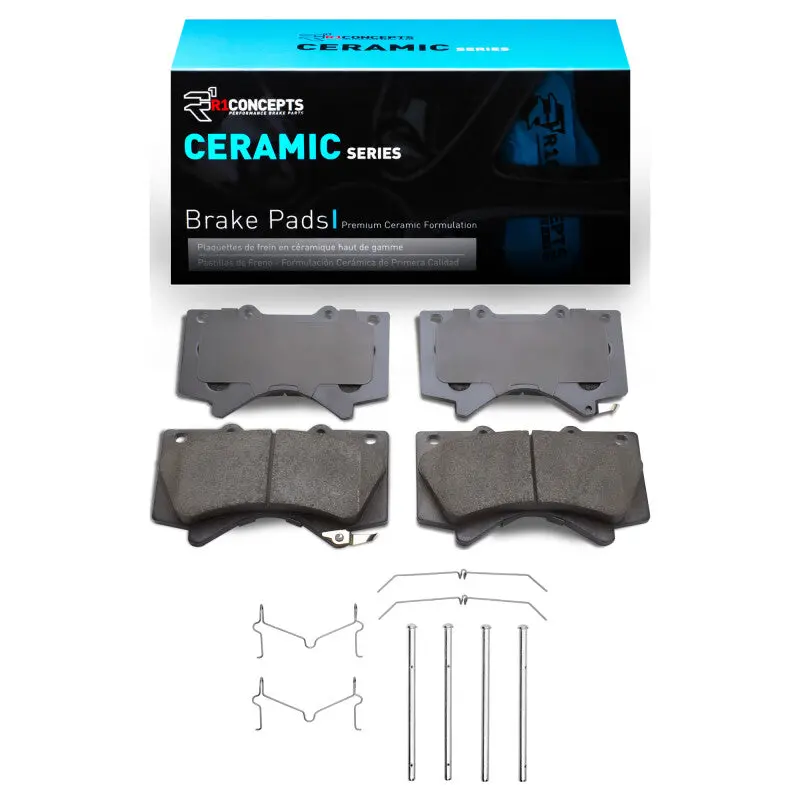 R1 2007-2022 Lexus Lx570 Front R1 Ceramic Pads & Hardware Kit 1