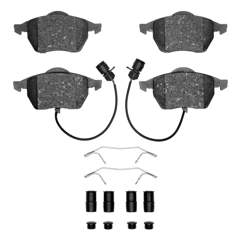 R1 92-00 Audi 100 Quattro Front Semi Met Pads & Hardware Kit 1