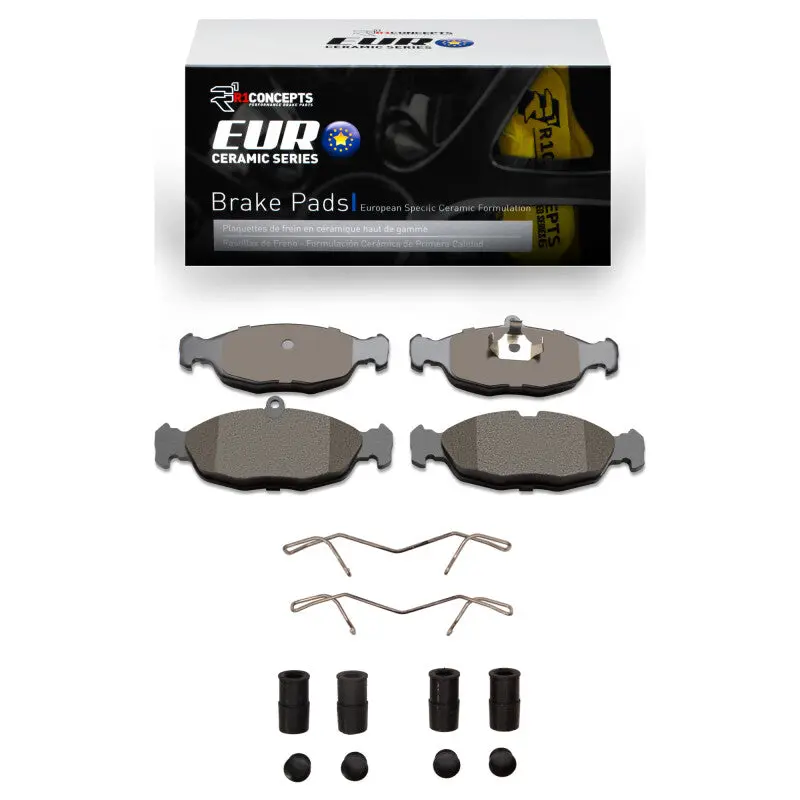 R1 95-99 Jaguar Xjs Front Euro Ceramic Brake Pads And Hardware Kit 1
