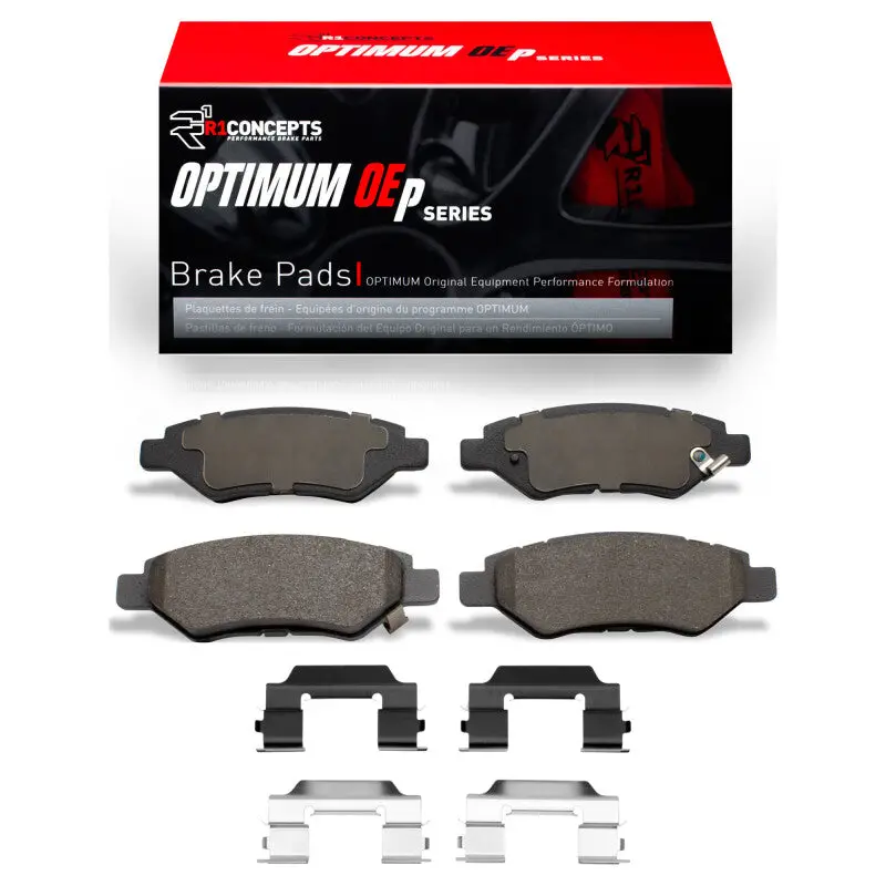 R1 2008-2016 Cadillac Cts Rear R1 Optimum Oe Pads & Hardware Kit 1