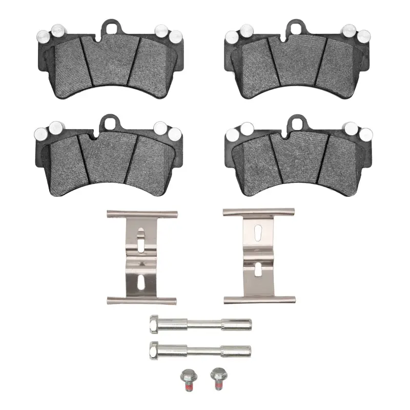 R1 03-15 Audi Q7 Front Semi Met Pads & Hardware Kit 1