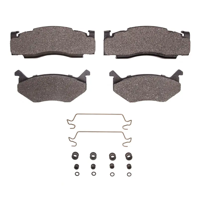 R1 75-75 Chrysler Cordoba Front Semi Met Pads & Hardware Kit 1