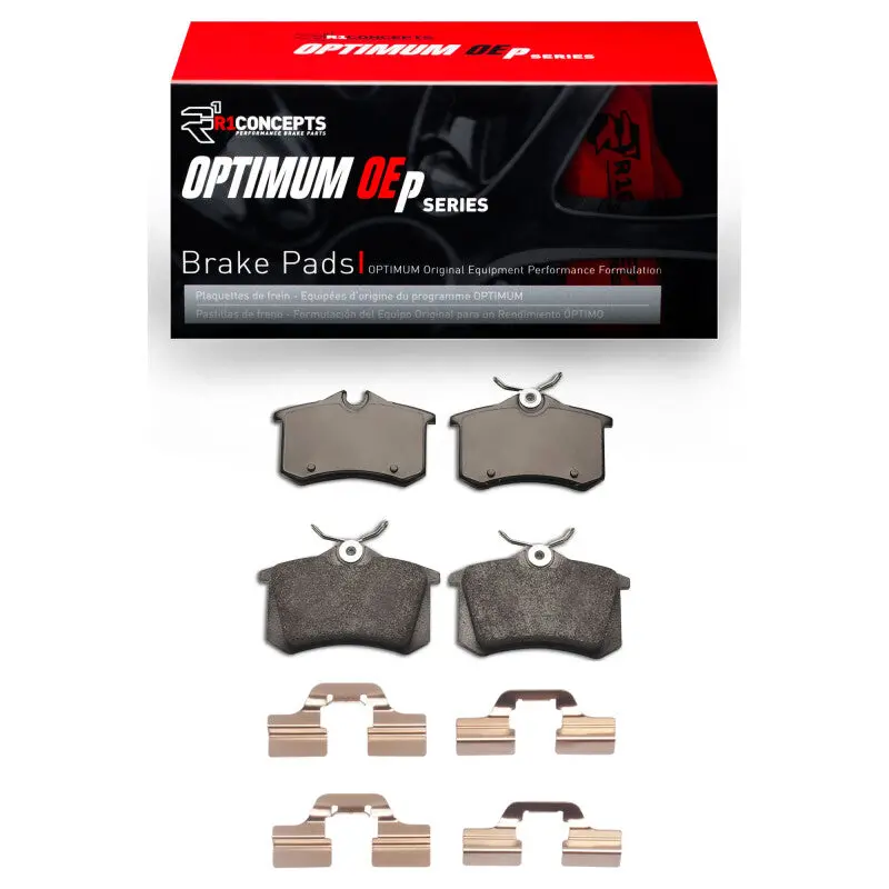 R1 99-06 Volkswagen Golf Rear Optimum Oe Pads & Hardware Kit 1