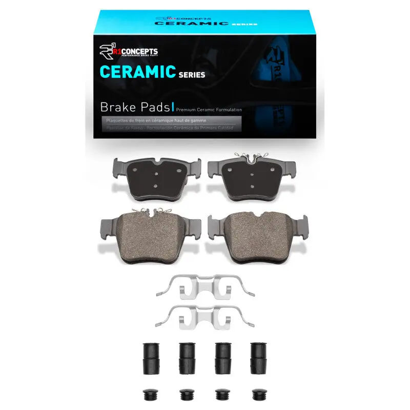 R1 16-23 Mercedes-Benz Glc43 Amg Rear Ceramic Pads & Hardware Kit 1
