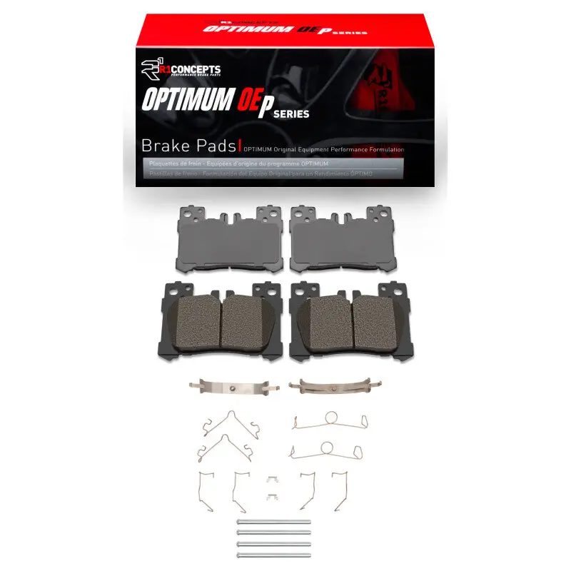 R1 18-23 Lexus Lc500h Rear Optimum Oe Pads & Hardware Kit 1