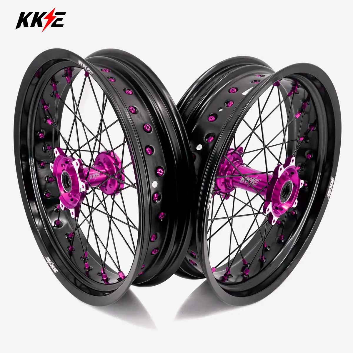 Kke Factory Stock Kke 3.5/4.25*17Inch E-Bike Supermoto Wheels Rims Set For Surron Ultra Bee 2023-2025 1
