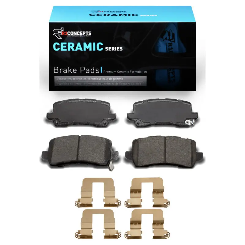 R1 2017-2025 Acura Mdx Rear R1 Ceramic Pads & Hardware Kit 1