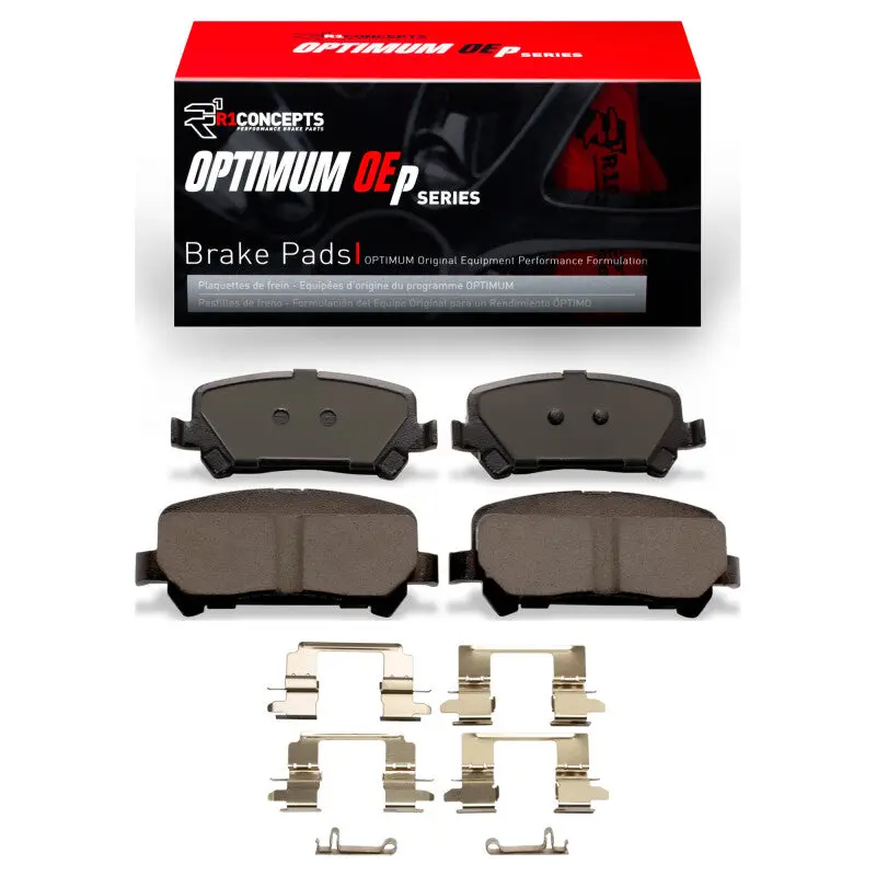 R1 2015-2020 Chevrolet Colorado Rear R1 Optimum Oe Pads & Hardware Kit 1