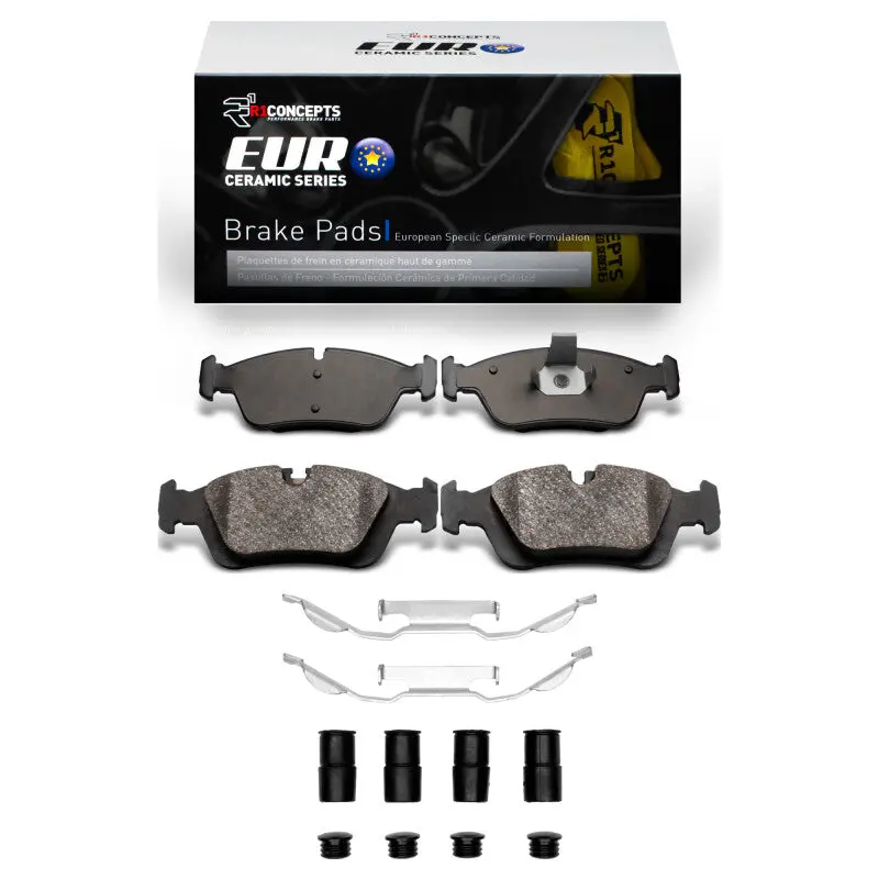 R1 92-08 Bmw 325Xi Front Euro Ceramic Pads & Hardware Kit 1