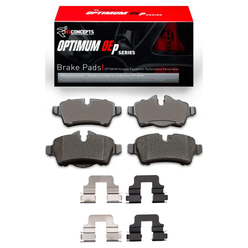 R1 2007-2015 Mini Cooper (Excl Clubman) Rear R1 Optimum Oe Pads & Hardware Kit 1