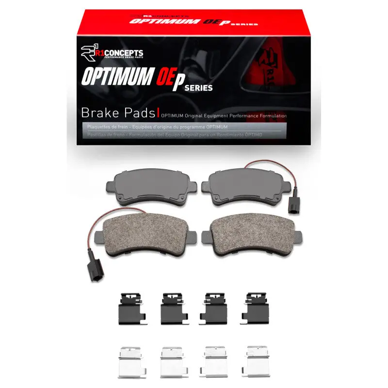 R1 14-21 Ram Promaster 3500 Rear Optimum Oe Pads & Hardware Kit 1