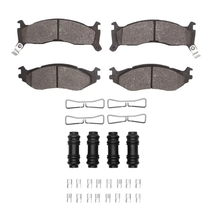 R1 91-95 Chrysler New Yorker Front Semi Met Pads & Hardware Kit 1