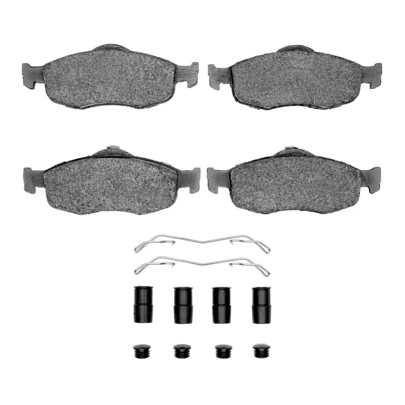 R1 95-04 Mercury Cougar Front Euro Ceramic Brake Pads And Hardware Kit 1