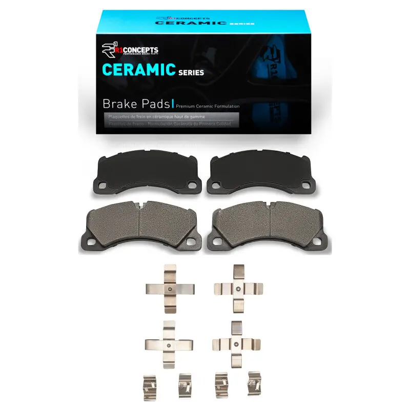 R1 2008-2025 Audi Rs E-Tron Gt Performance Front R1 Ceramic Pads & Hardware Kit 1