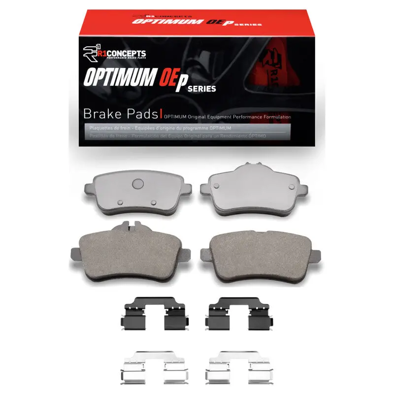 R1 2012-2018 Mercedes-Benz Ml250 Rear R1 Optimum Oe Pads & Hardware Kit 1