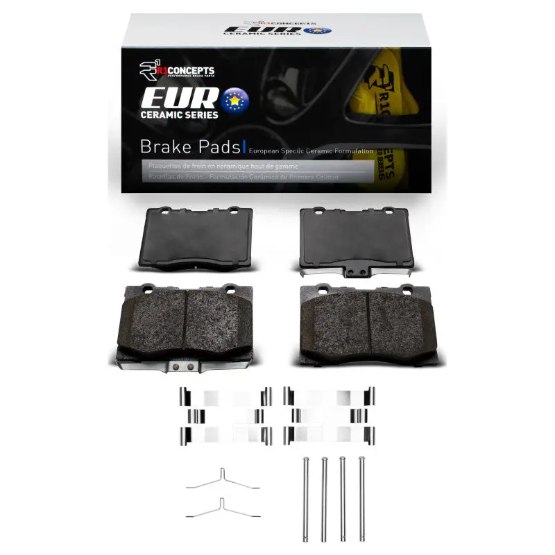 R1 05-12 Acura Rl Front Euro Ceramic Brake Pads And Hardware Kit 1
