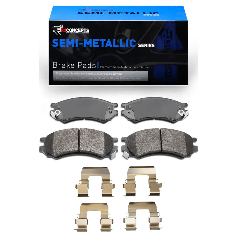 R1 91-02 Saturn Sc2 Front Semi Met Pads & Hardware Kit 1