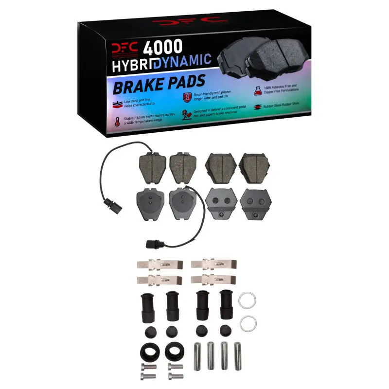 R1 99-05 Audi S6 Front Semi Met Pads & Hardware Kit 1