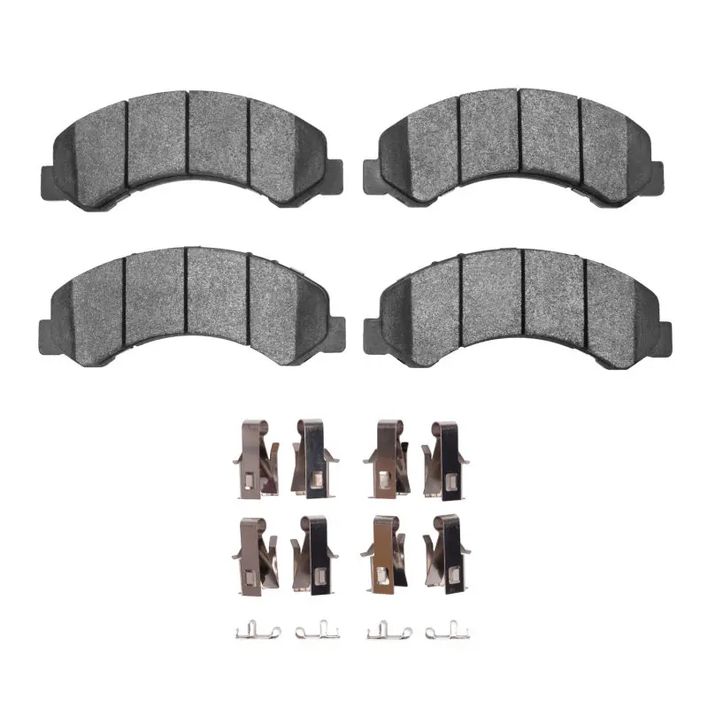 R1 98-99 Chevrolet W5500 Tiltmaster Front Semi Met Pads & Hardware Kit 1