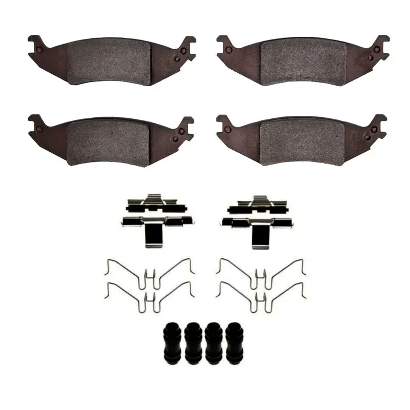 R1 04-06 Ford E-150 Club Wagon Rear Semi Met Pads & Hardware Kit 1