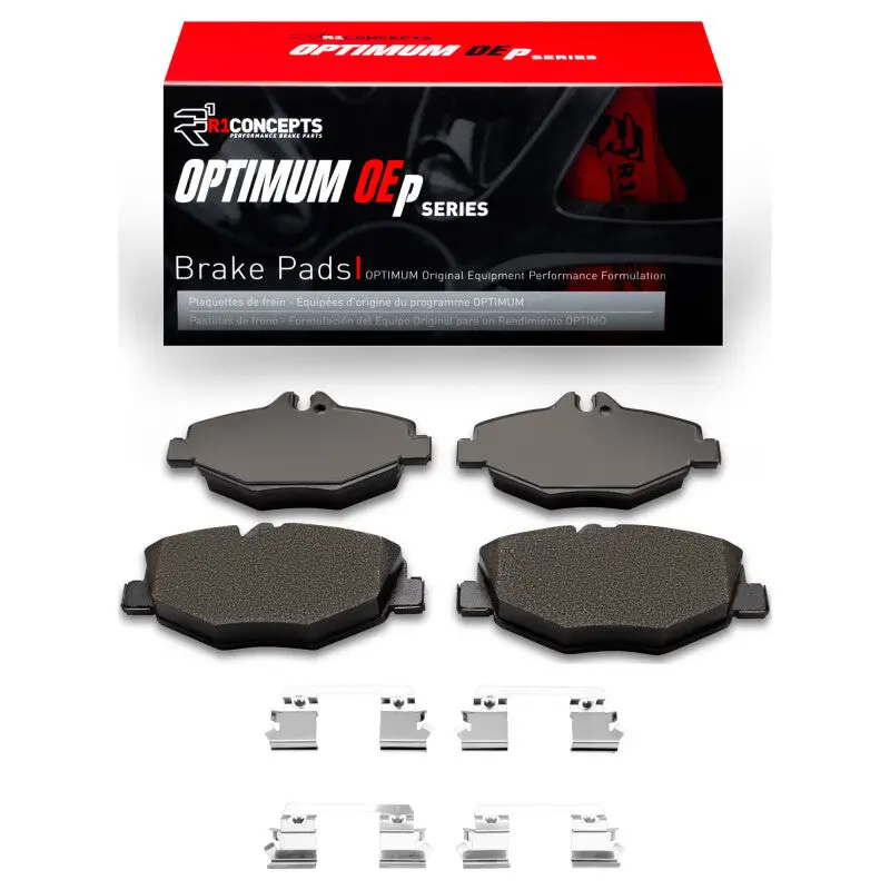 R1 03-09 Mercedes-Benz E350 Front Optimum Oe Pads & Hardware Kit 1