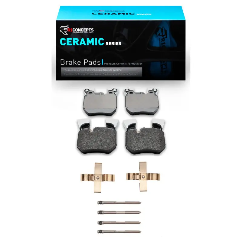 R1 06-13 Bmw 328I Rear Ceramic Pads & Hardware Kit 1
