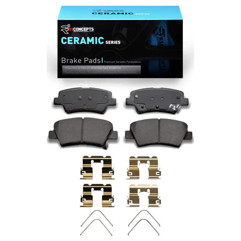 R1 18-20 Hyundai Elantra Gt Rear Ceramic Pads & Hardware Kit 1