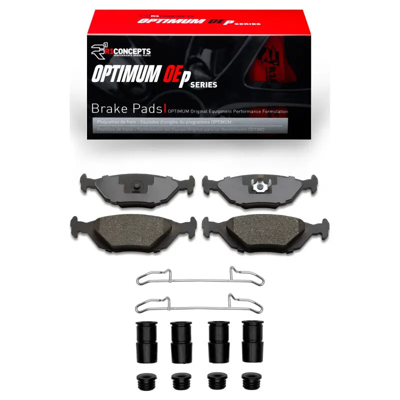 R1 86-98 Saab 9000 Rear Optimum Oe Pads & Hardware Kit 1