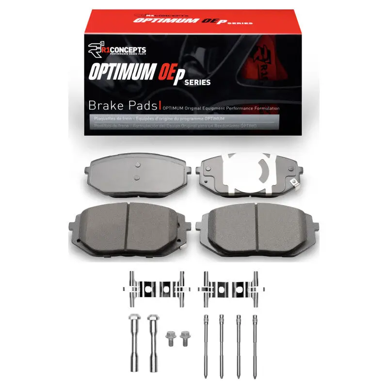 R1 21-25 Ford Mustang Mach-E Front Optimum Oe Pads & Hardware Kit 1