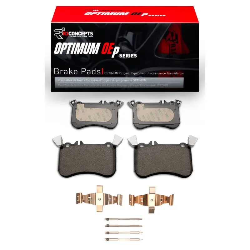 R1 14-15 Mercedes-Benz Cla45 Amg Front Optimum Oe Pads & Hardware Kit 1