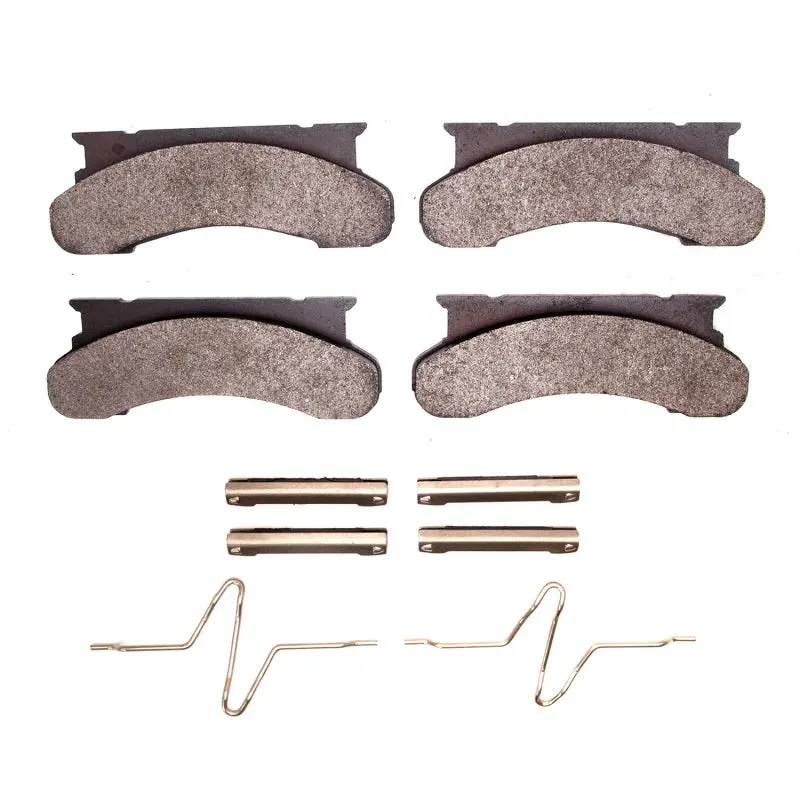 R1 86-94 Ford F-250 2Wd (Excl Super Duty) Front Semi Met Pads & Hardware Kit 1