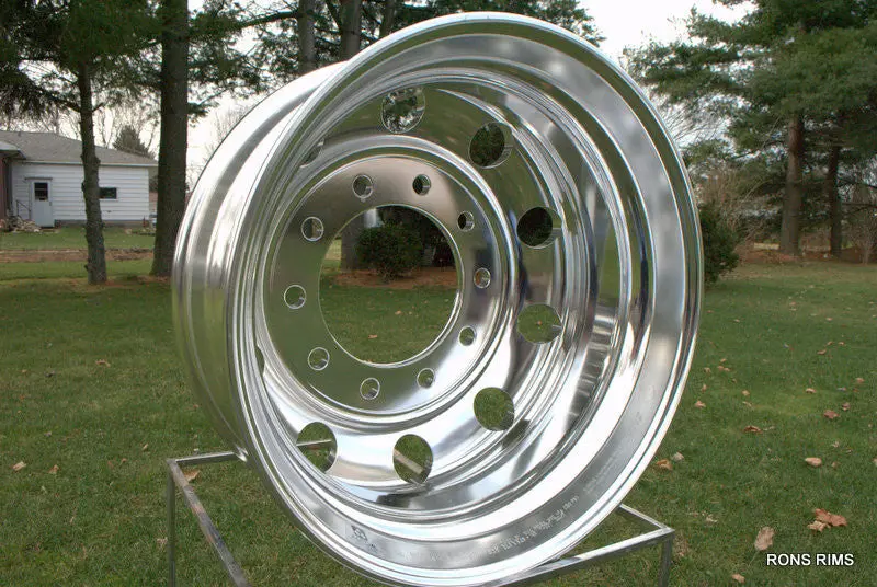 1) 24.5X8.25 98U632db Alcoa Wheel/S Dura-Bright® Evo Truck Wheel - Rear 10 On 285.75Mm Pickup Only Call ! 1
