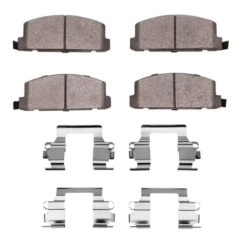 R1 86-86 Isuzu Trooper Front Semi Met Pads & Hardware Kit 1