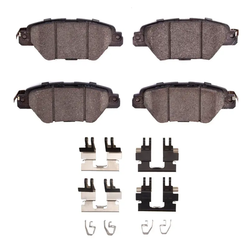 R1 16-23 Mazda Cx-9 Rear Ceramic Pads & Hardware Kit 1