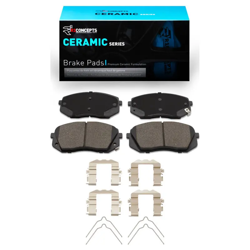 R1 2017-2025 Hyundai Elantra Gt Front R1 Ceramic Pads & Hardware Kit 1