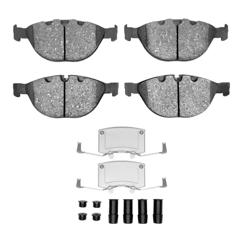 R1 04-12 Bmw Alpina B7 Front Semi Met Pads & Hardware Kit 1