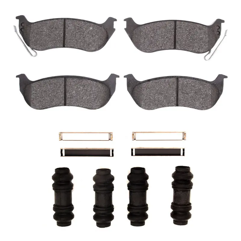 R1 2003-2010 Ford Explorer Sport Trac Rear R1 Semi Met Pads & Hardware Kit 1