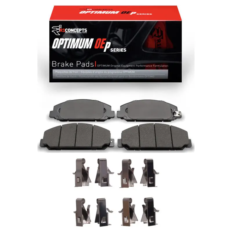 R1 2013-2020 Hino 195 Front/Rear R1 Optimum Oe Pads & Hardware Kit 1