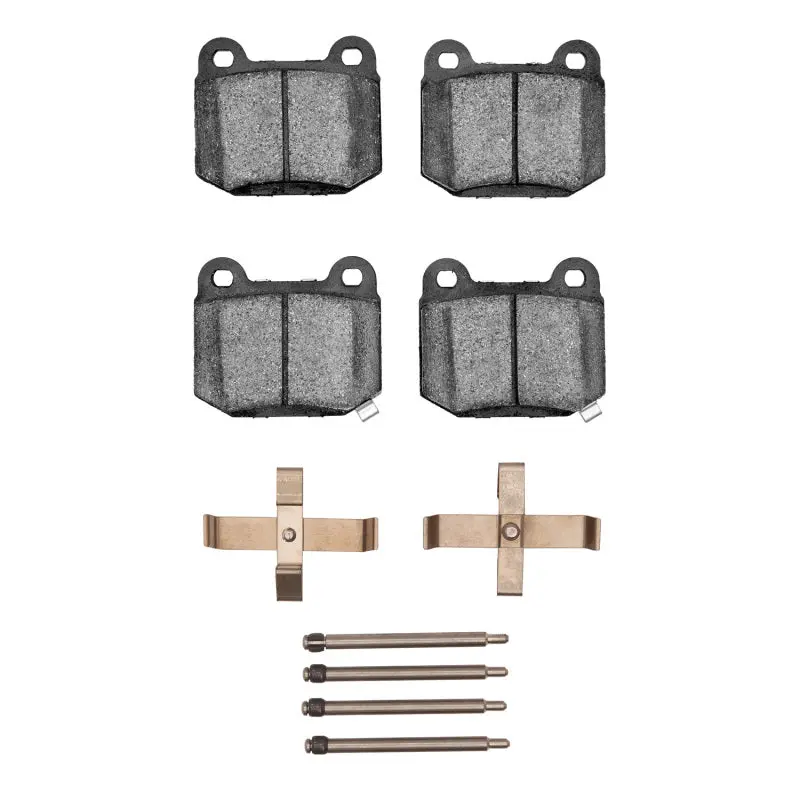 R1 03-06 Mitsubishi Lancer Rear Euro Ceramic Pads & Hardware Kit 1