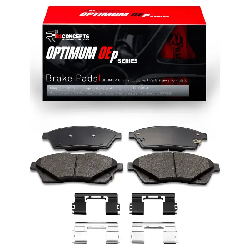 R1 10-16 Cadillac Srx Front Optimum Oe Pads & Hardware Kit 1