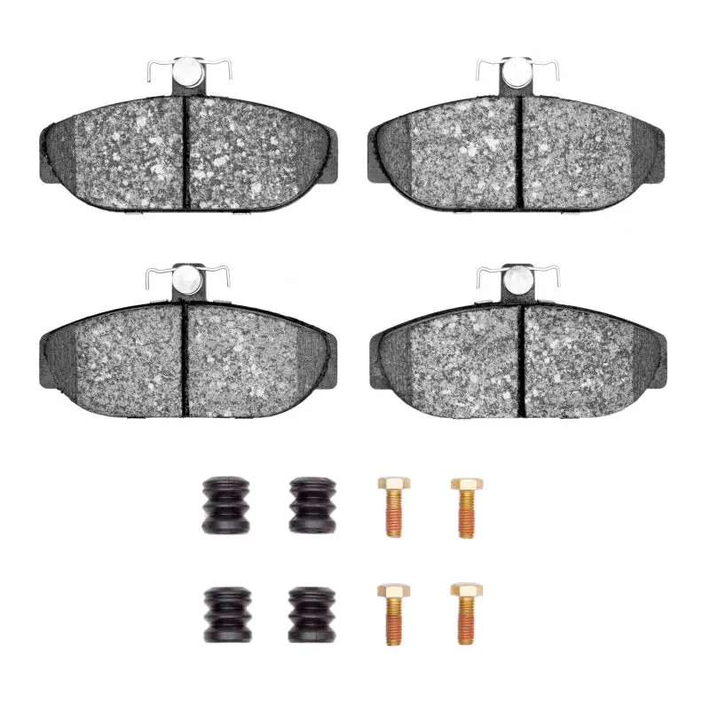 R1 82-92 Volvo 740 Front Semi Met Pads & Hardware Kit 1