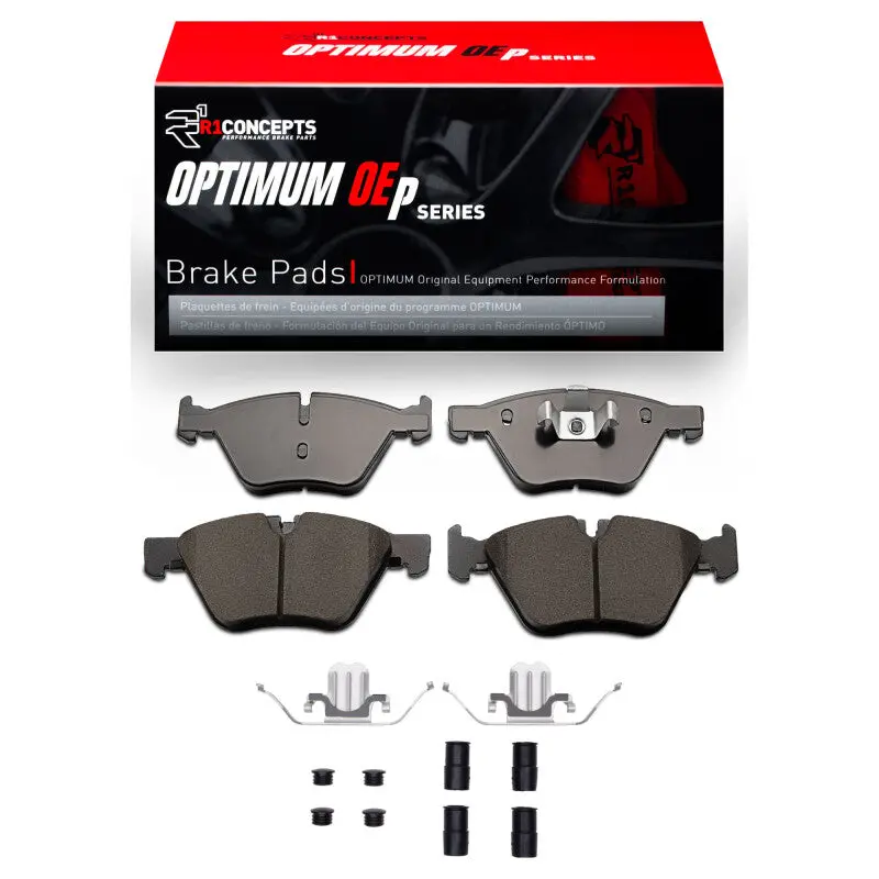 R1 12-13 Bmw 125I (Mexico) Front Optimum Oe Pads & Hardware Kit 1