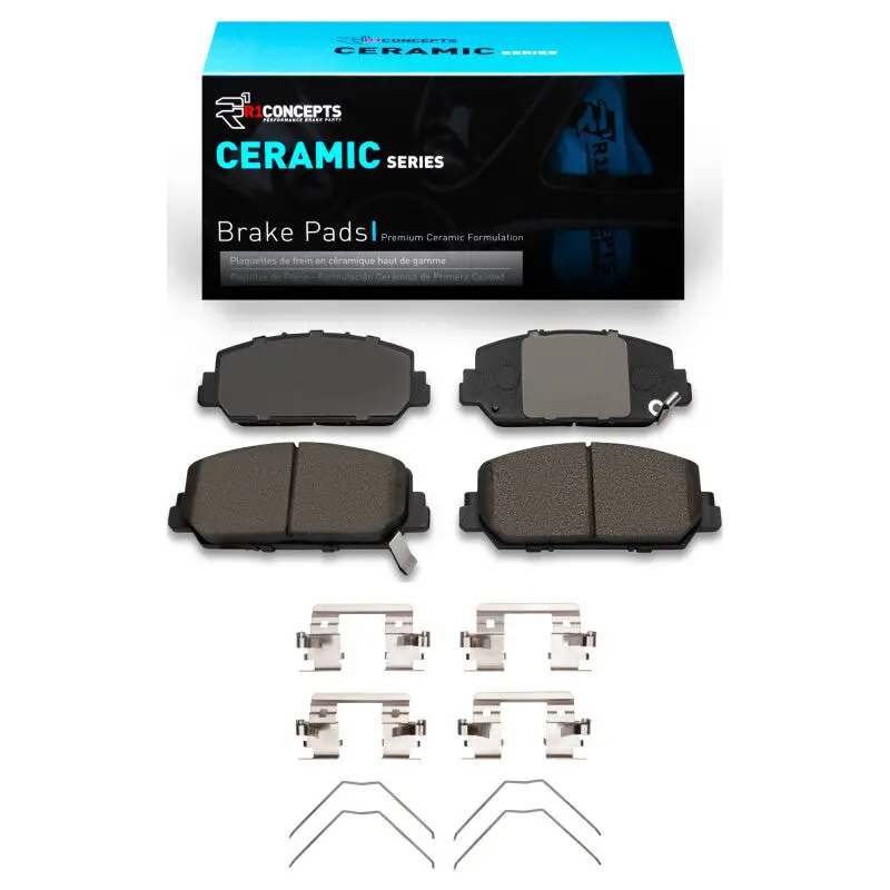 R1 13-22 Acura Ilx Front Ceramic Brake Pads & Hardware Kit 1