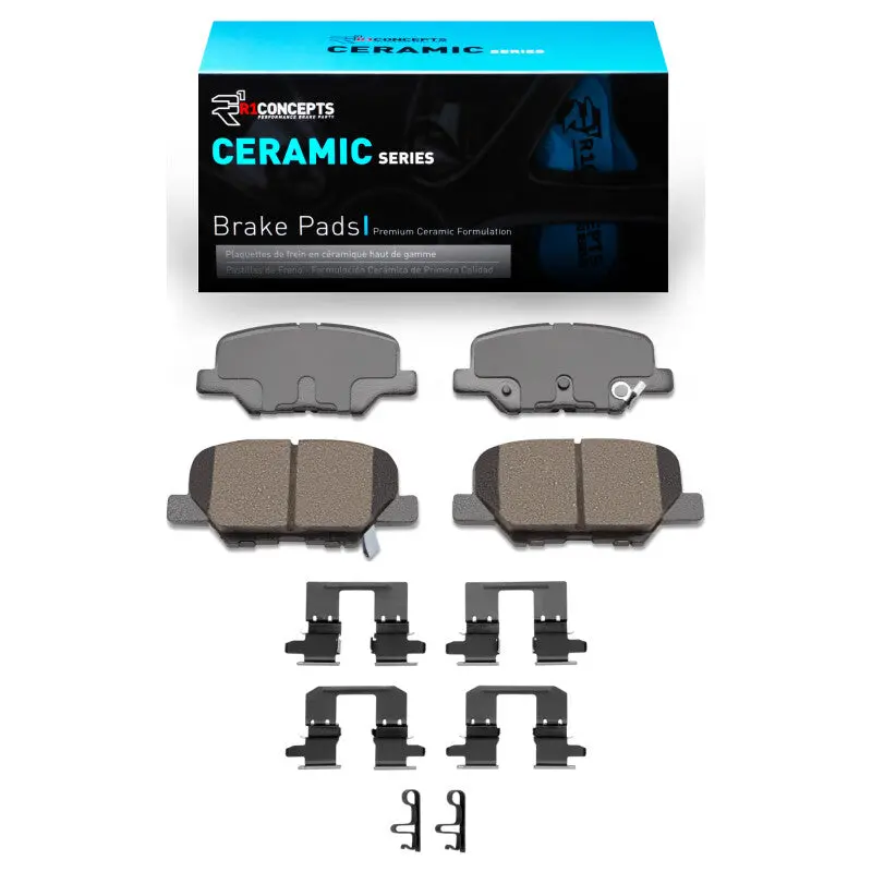 R1 2013-2025 Mazda 6 Rear R1 Ceramic Pads & Hardware Kit 1