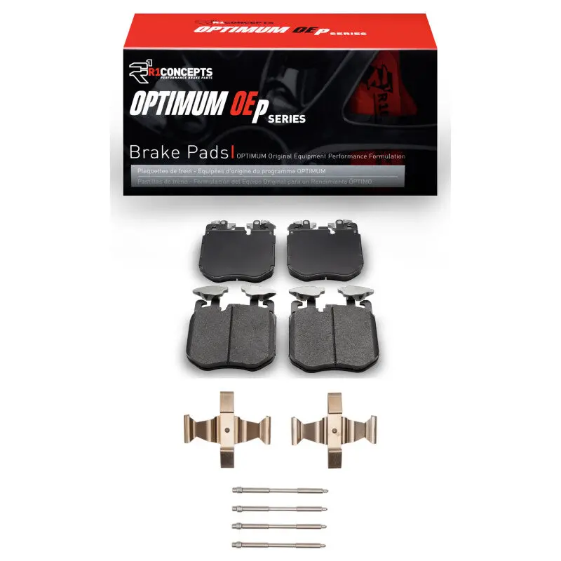 R1 2020-2025 Bmw 750Li Xdrive Front R1 Optimum Oe Pads & Hardware Kit 1